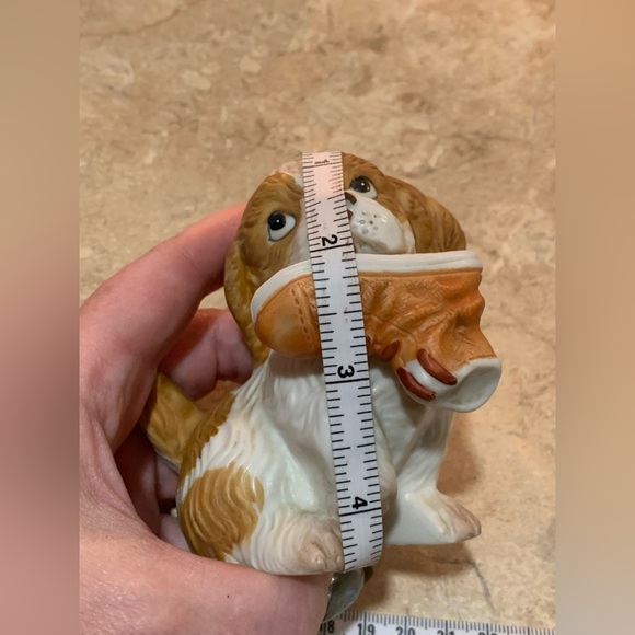 Homco Brown/White Puppies with Shoes Figurines - Set of 2 - Picture 7 of 8